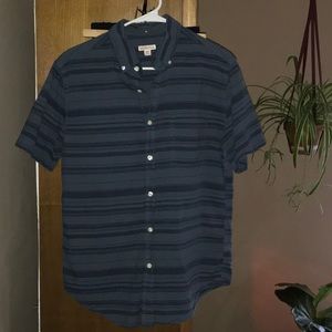 Merona shortsleeve stripped button up Target Brand